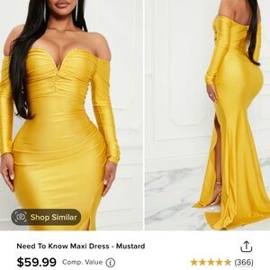 Yellow gown